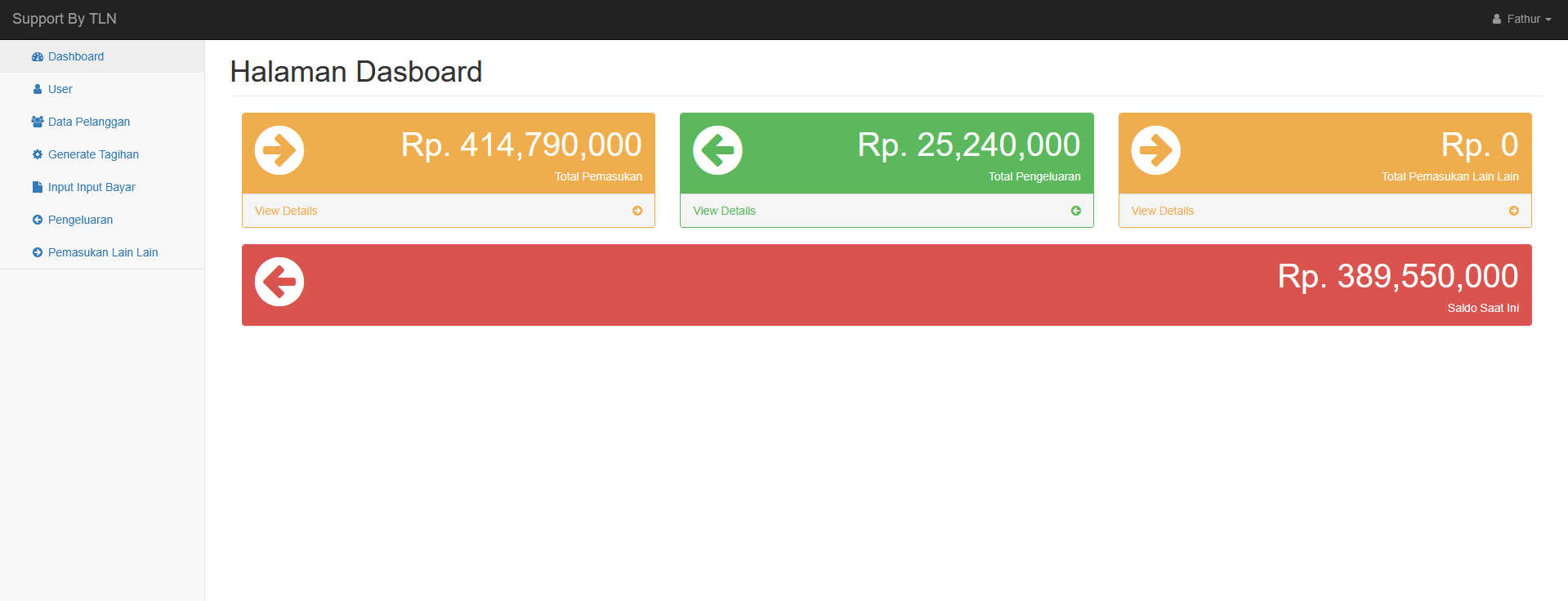 APLIKASI PERHITUNGAN TAGIHAN RT RW NET
